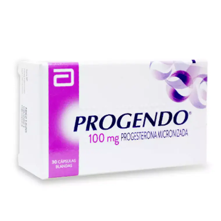 Progendo Progesterona 100 mg 30 Cápsulas blandas. 1
