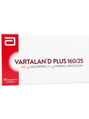 Vartalan D Plus 160/25 mg  42 Comprimidos recubiertos.