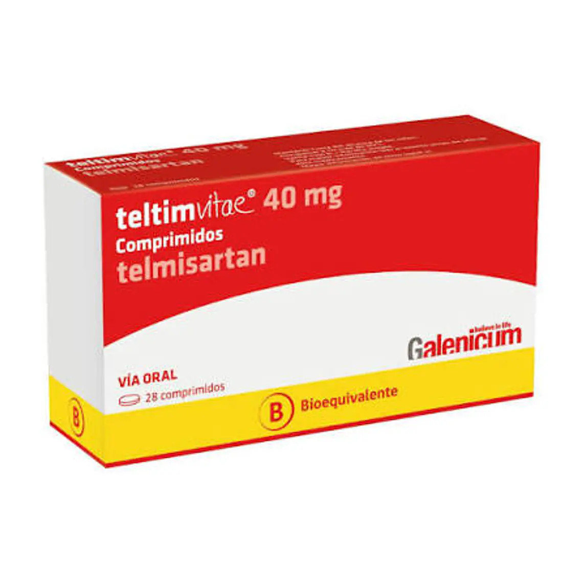 Teltimvitae (B) Telmisartan 40 mg 28 Comprimidos. 1