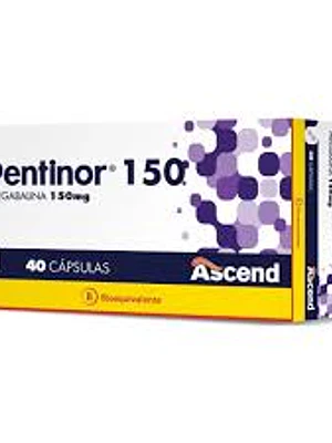 Pentinor Cápsulas 150 Mg.,  envase de 40