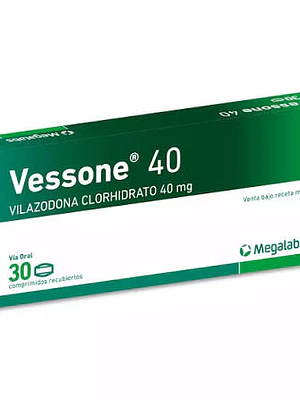 Vessone 40 Mg., Comprimidos  Recubiertos  envase de 30