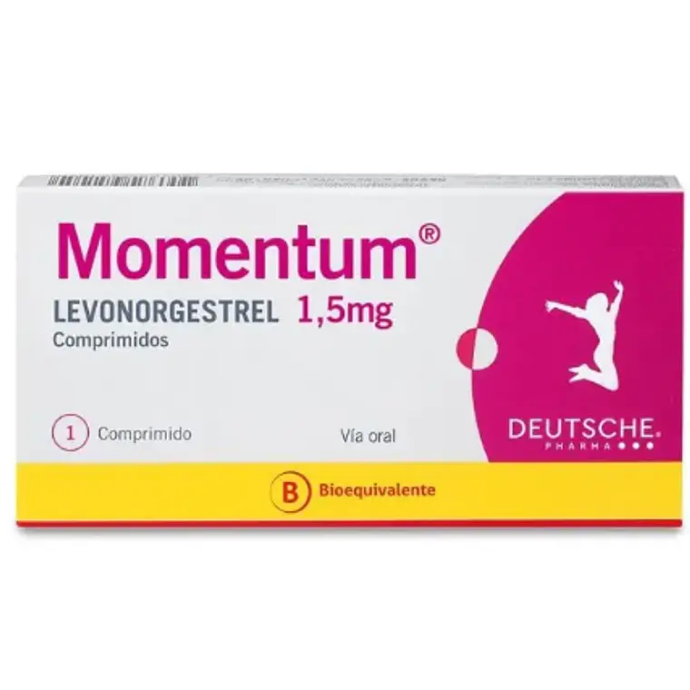 Momentum (B) Levonorgestrel 1,5 mg 1 Comprimido. 1