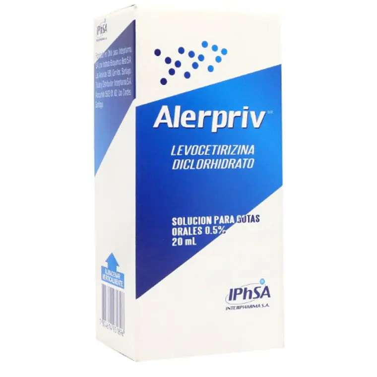 Alerpriv Levocetirizina Solución para gotas orales 0,5 % 20 ml. 1