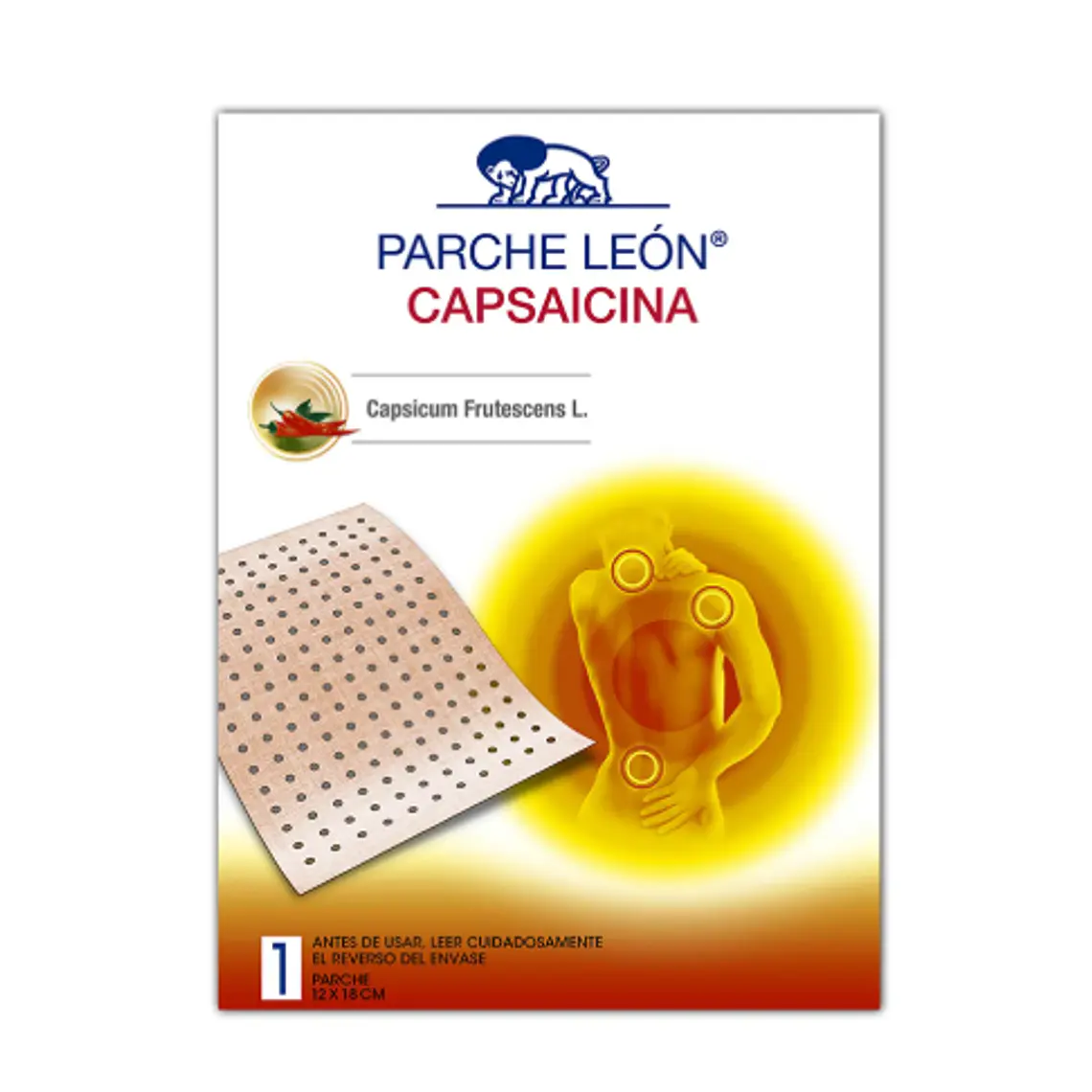 Parche León Capsaicina 1 Unidad. 1