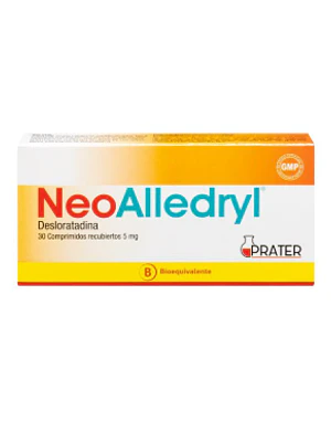 Neo-Alledryl (B) Desloratadina 5 mg 30 Comprimidos recubiertos.