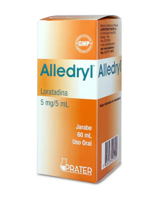 Alledryl Loratadina 5 mg / 5 ml Jarabe 60 ml.