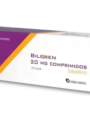 Bilidren Bilastina 20 mg 30 Comprimidos Bucodispersables.