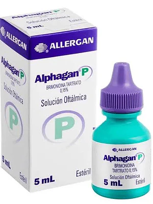 Alphagan P Brimondina tartrato 0,15 % Solución oftálmica 5 ml.