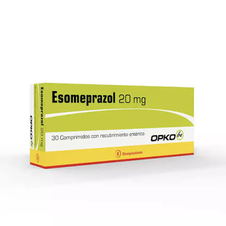 Esomeprazol (B) 20 mg 30 Comprimidos con recubrimiento entérico. 1