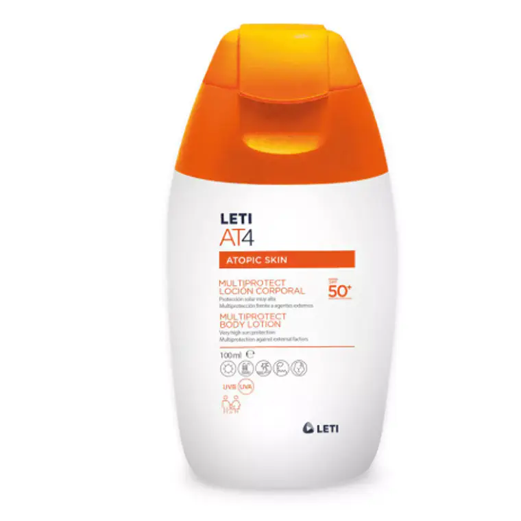 Leti At4 Crema corporal multiprotectora SPF50+ 100 ml. 1