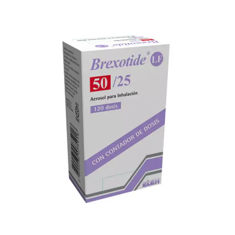 Brexotide LF Fluticasona, Salmeterol  50/25 mcg  Inhalador 120 Dosis, 1