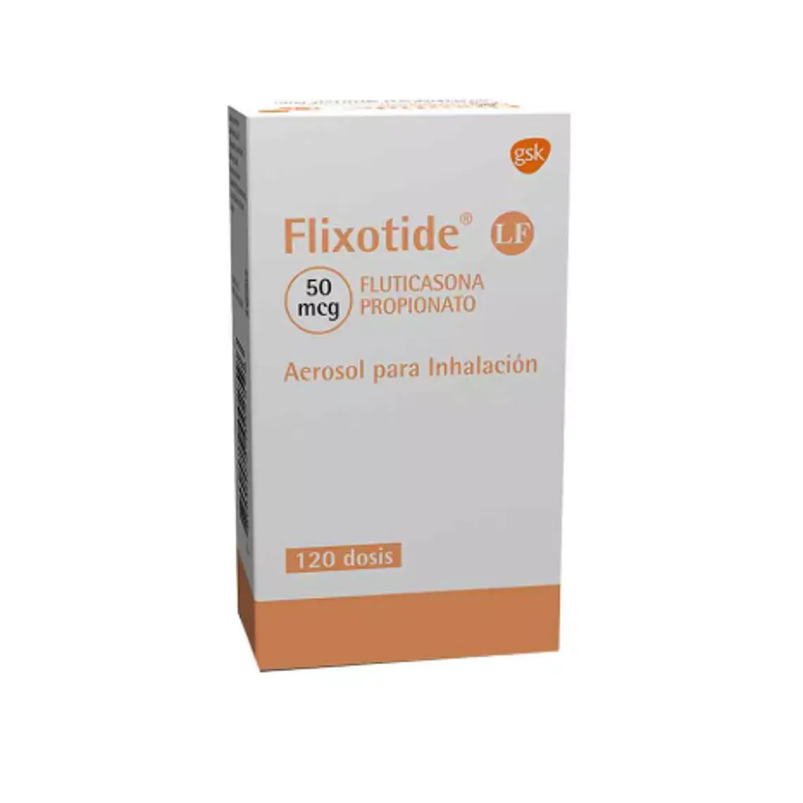 Flixotide Fluticasona 50 mcg Inhalador 120 Dosis. 1