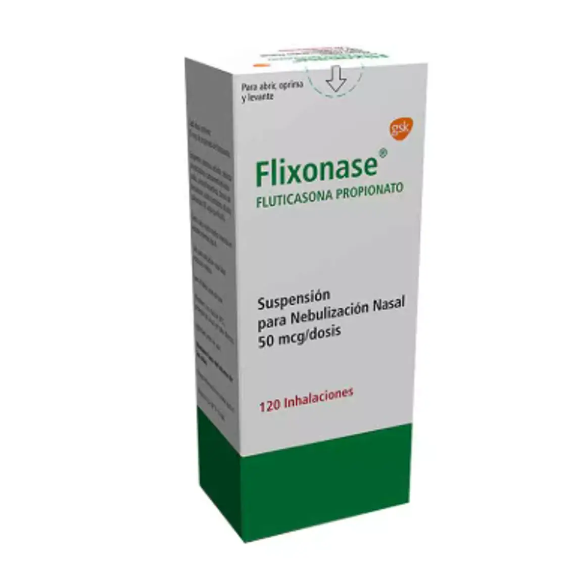 Flixonase  Fluticasona 50 mcg  Suspensión nasal 120 Dosis. 1
