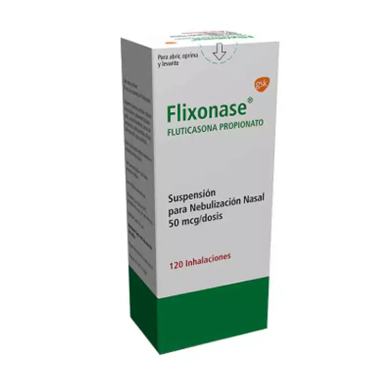 Flixonase  Fluticasona 50 mcg  Suspensión nasal 120 Dosis. 1