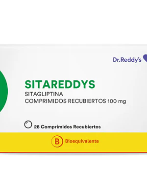 Sitareddys (B) Sitagliptina 100 mg 28 Comprimidos recubiertos.