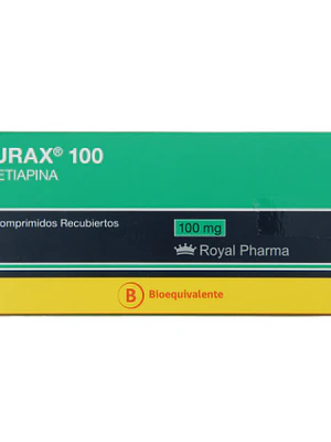 Qurax (B) Quetiapina 100 mg 30 Comprimidos recubiertos.