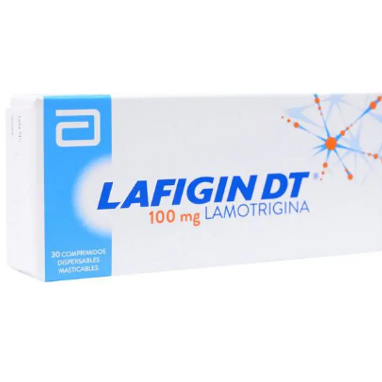 Lafigin DT Lamotrigina 100 mg 30 Comprimidos dispersables. 1