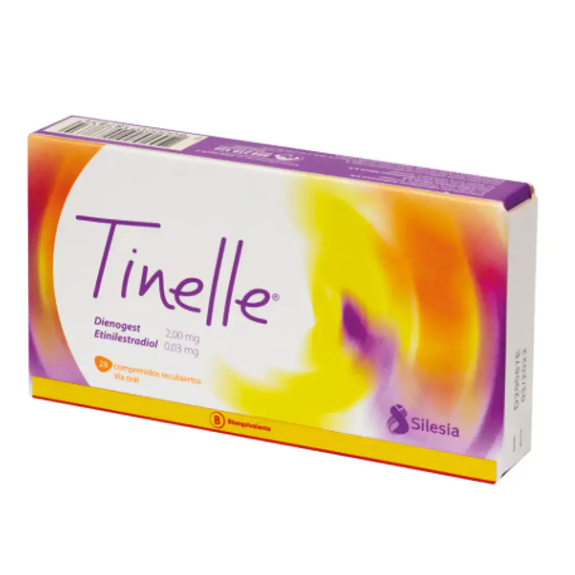 Tinelle (B) Dienogest 2 mg, Etinilestradiol 0,03 mg 28 Comprimidos recubiertos. 1