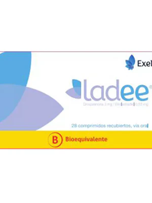 Ladee (B) Drospirenona, Etinilestradiol 28 Comprimidos recubiertos.