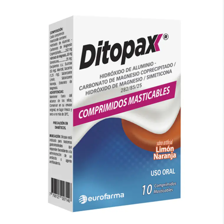 Ditopax 10 Comprimidos masticables. 1