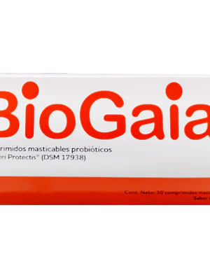 Biogaia Probióticos 30 Comprimidos masticables.