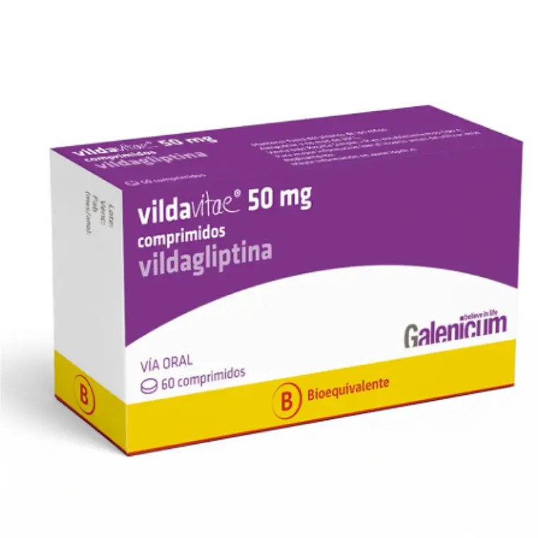 Vildavitae (B) Vidagliptina 50 mg 60 Comprimidos. 1
