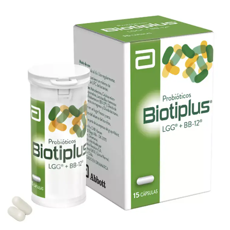 Biotiplus Probióticos Regula tránsito intestinal 15 Cápsulas. 1