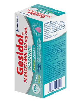Gesidol Infantil (B) Paracetamol Gotas 15 ml.