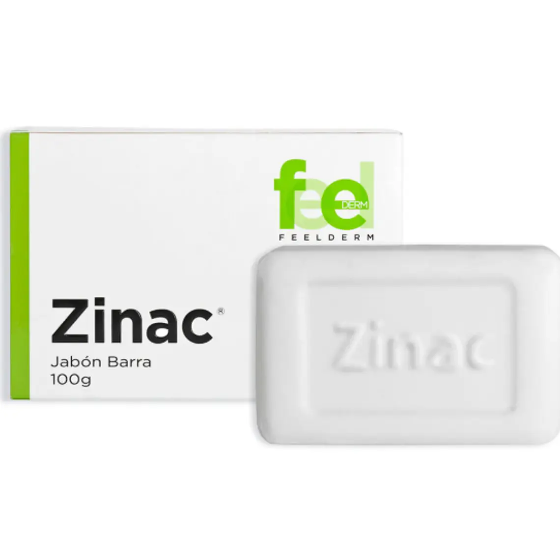 Zinac Jabón en barra 100 g. Feel 1