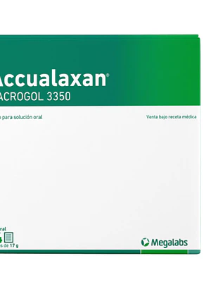 Accualaxan Macrogol 3350 Polvo 14 sobres.