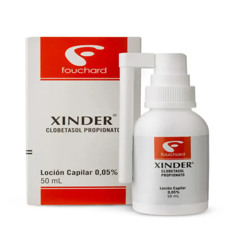 Xinder Clobetasol propionato 0,05 % Loción capilar 40 ml. 1