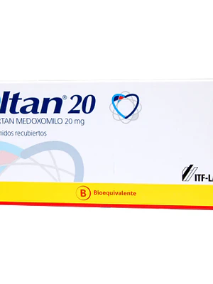 Oltan 20 (B) Olmesartán 20 mg 30 Comprimidos recubiertos.