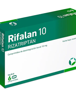 Rifalan 10 (B) Rizatriptán 10 mg 6 Comprimidos.