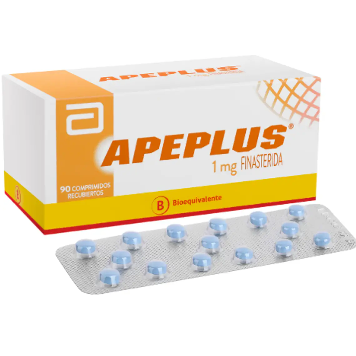 Apeplus (B) Finasterida 1 mg 90 Comprimidos recubiertos. 1