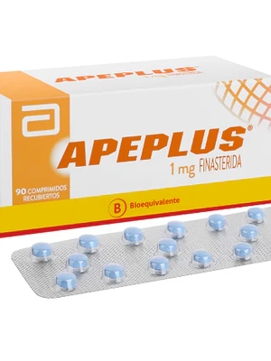 Apeplus (B) Finasterida 1 mg 90 Comprimidos recubiertos.