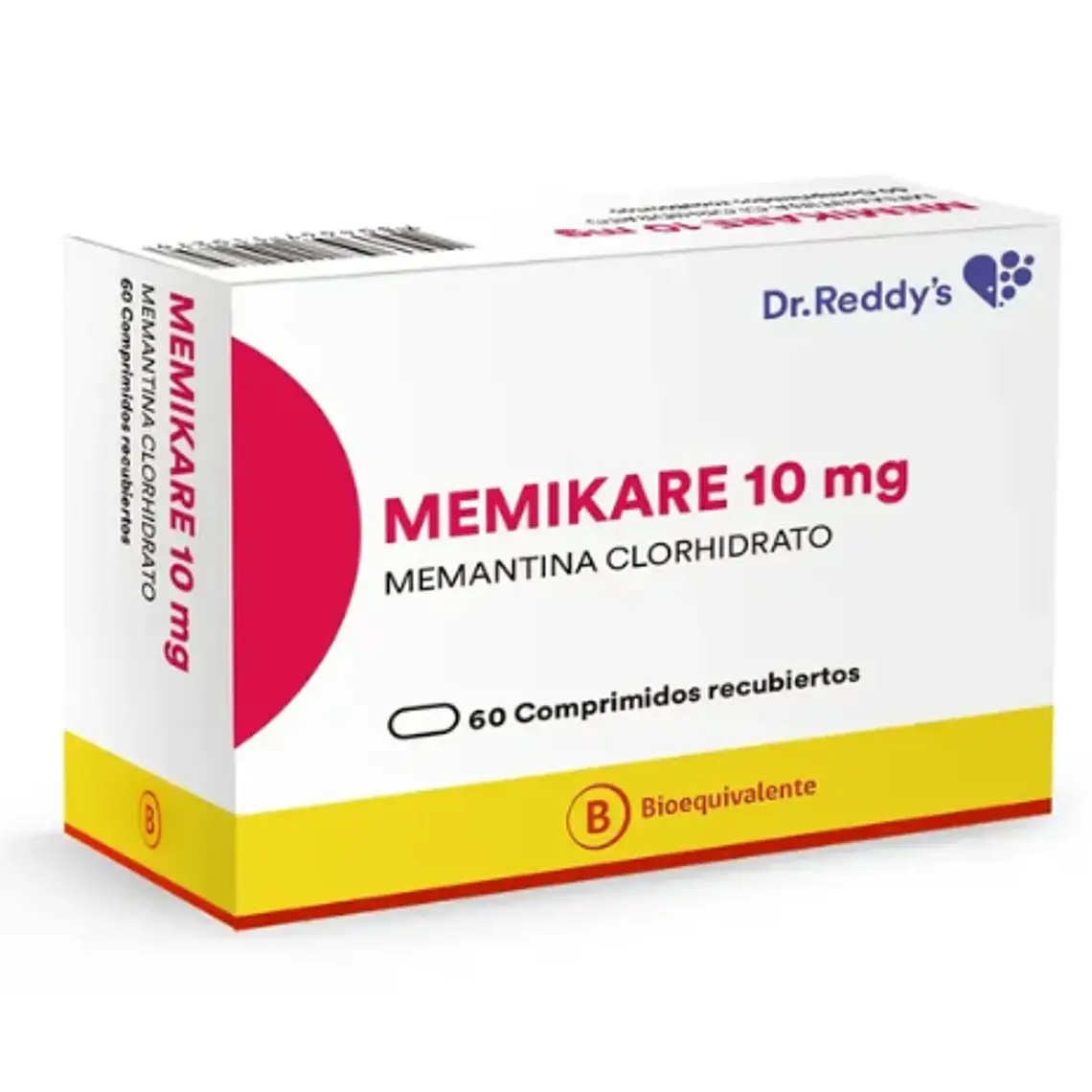 Memikare (B) Memantina 10 mg 60 Comprimidos recubiertos. 1