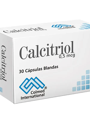Calcitriol 0,50 mcg 30 Cápsulas blandas.