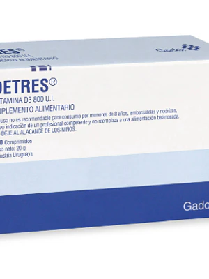Detres Vitamina D3 800 UI 60 Comprimidos.