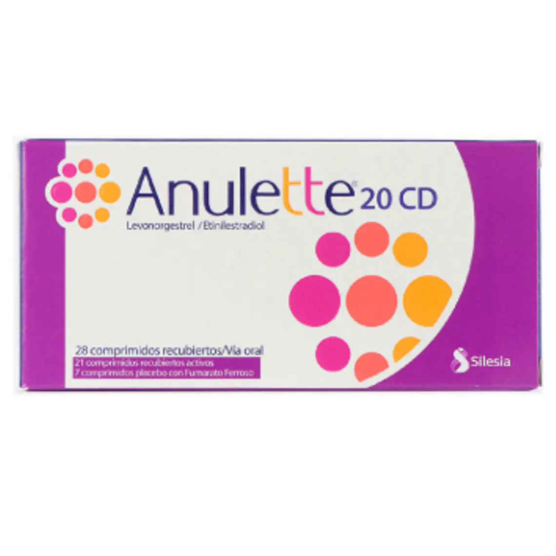 Anulette 20 CD 28 Comprimidos recubiertos. 1