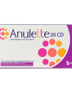 Anulette 20 CD 28 Comprimidos recubiertos.