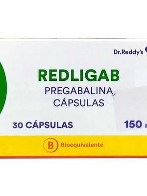 Redligab (B) Pregabalina 150 mg 30 Cápsulas.