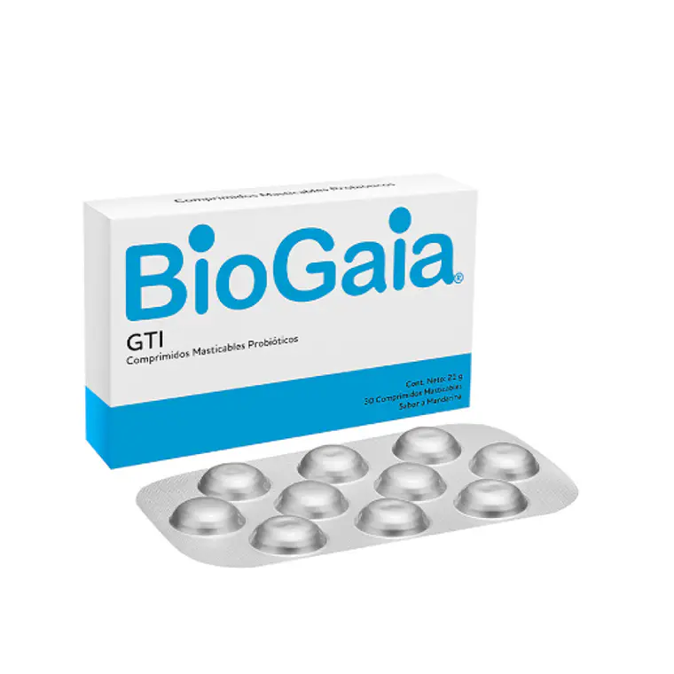 Biogaia GTI Probióticos 30 Comprimidos masticables. 1