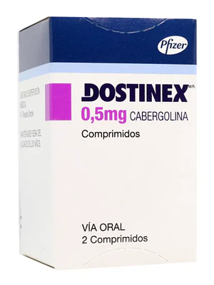 Dostinex Cabergolina 0,5 mg 2 Comprimidos.
