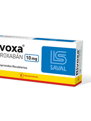 Rivoxa (B) Rivaroxabán 10 mg 10 Comprimidos.
