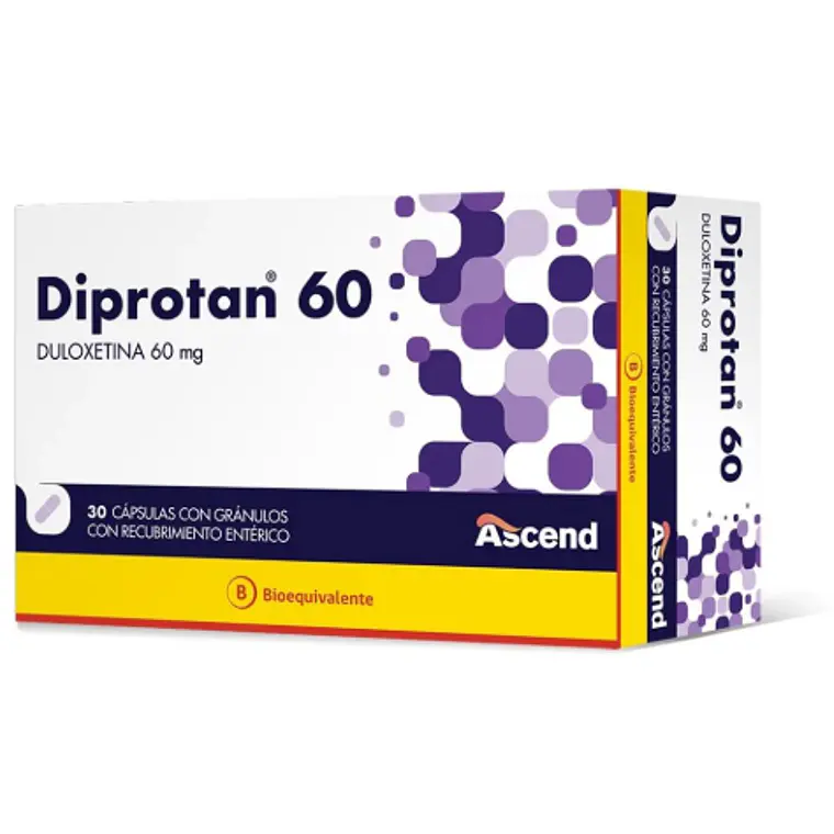 Diprotan (B) Duloxetina 60 mg 30 Cápsulas. 1