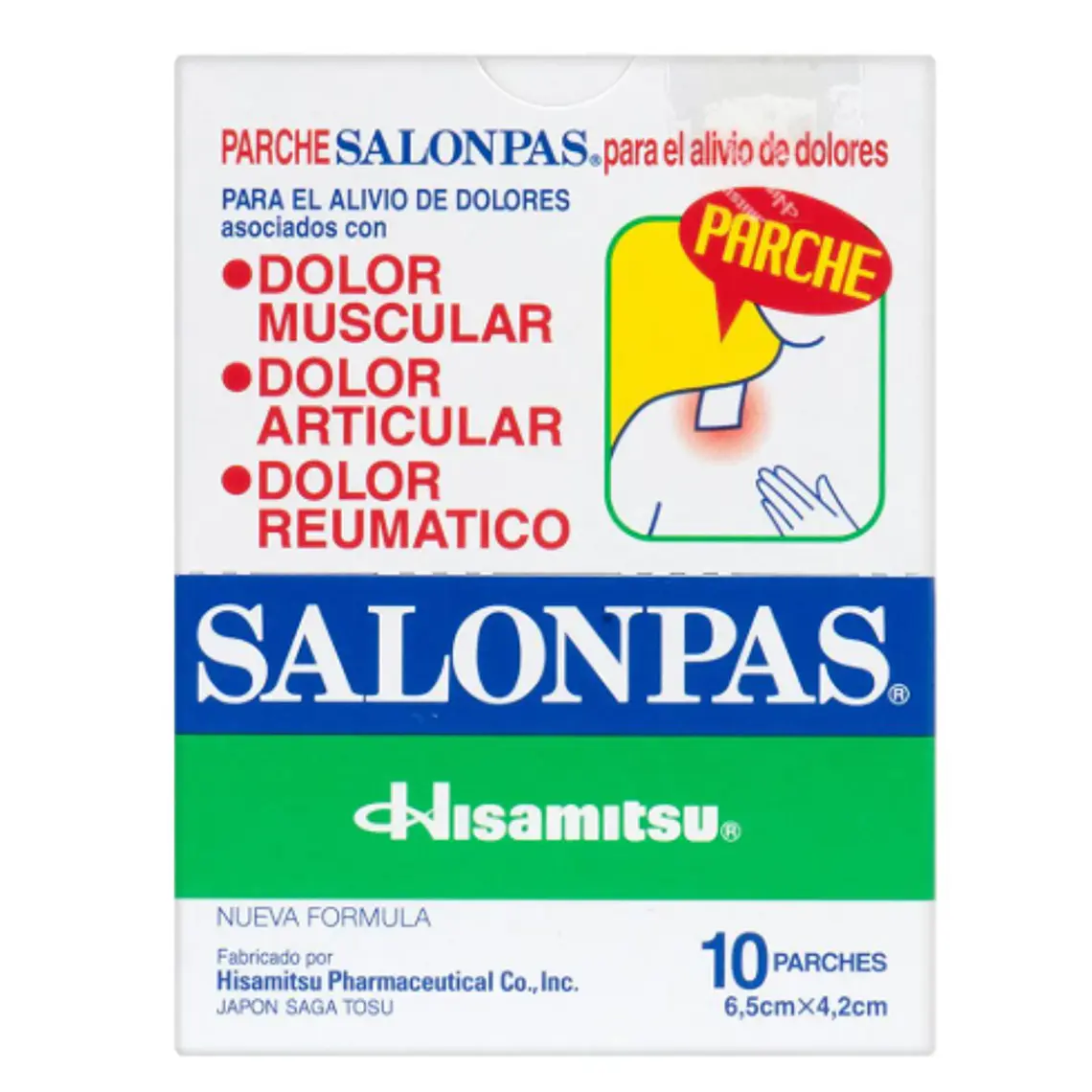 Salonpas Parches analgésicos 10 Unidades. 1
