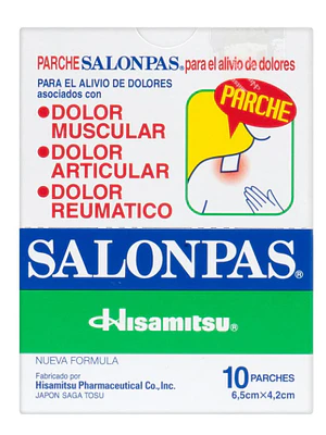 Salonpas Parches analgésicos 10 Unidades.