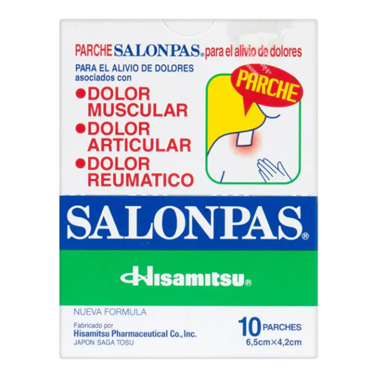 Salonpas Parches analgésicos 10 Unidades. 1