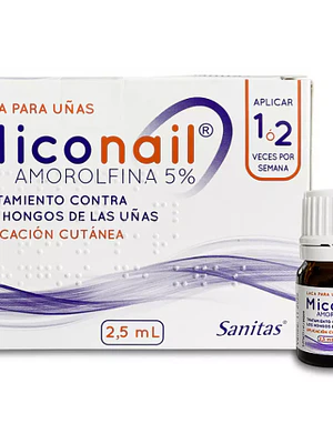 Miconail Amorolfina Laca para uñas 2,5 ml.