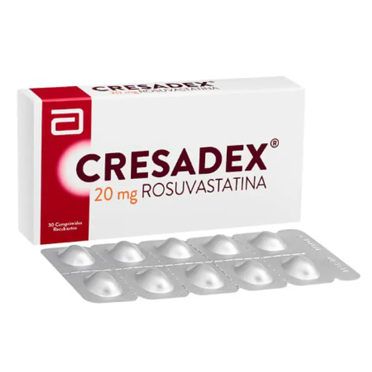 Cresadex Rosuvastatina 20 mg 30 Comprimidos recubiertos. 1
